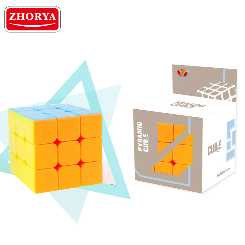 Zhorya 3X3 Upgraded Version Speed ABS Plastic Magic Cube Toys ZY747146