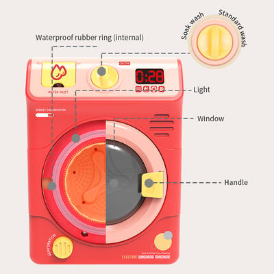 Hot Sale Kids Pretend Mini Electric washing machine toys for children play