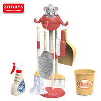 Zhorya new arrival Kitchen Cleaning Set 2021 top selling child cleaning kit play set toy