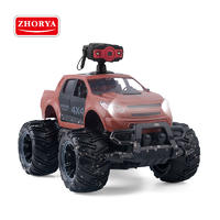 2.4G 1:14 off-road vehicle rc cars for kids with camera / brown (including battery)